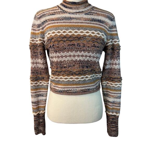 Shyanne Women’s Cropped Backless Sweater Size L - Picture 1 of 4